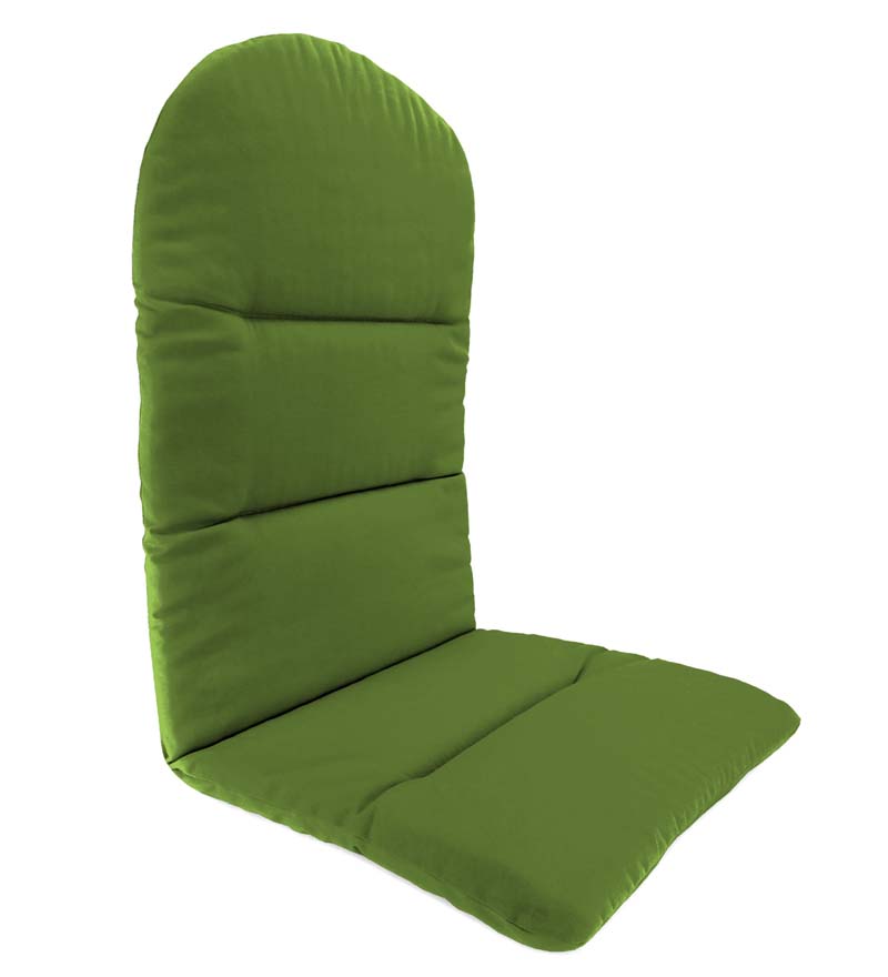 Plow & Hearth Outdoor Furniture Cushions Outdoor Living Sunbrella Classic Adirondack Cushion, 52" X 20½" X 2½"; Hinged At 18½" From Bottom - Beachglass