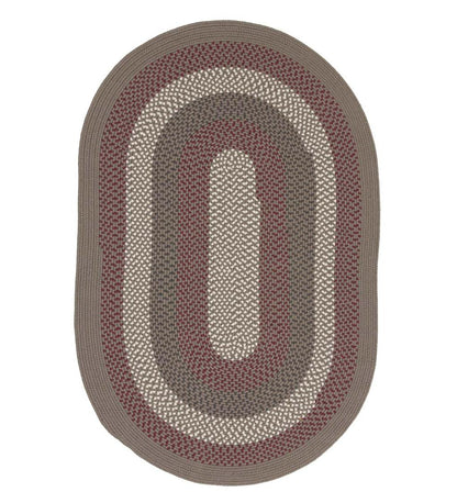 Plow & Hearth Stair Treads & Rug Pads Indoor Living Solid Color Country Classic Braided Polypropylene Stair Tread, 8" X 28" - Black