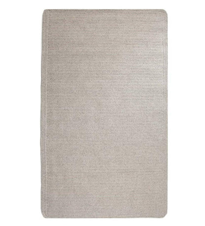 Plow & Hearth Hearth Rugs Fireplace & Hearth Blue Ridge Rectangle Wool Braided Rug, 2' X 3' - Moss Multi