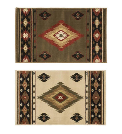Plow & Hearth Home Accents Indoor Living Vista Desert Rug, 30" X 50" - Beige