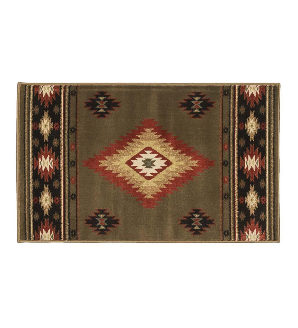 Plow & Hearth Home Accents Indoor Living Vista Desert Rug, 30" X 50" - Beige