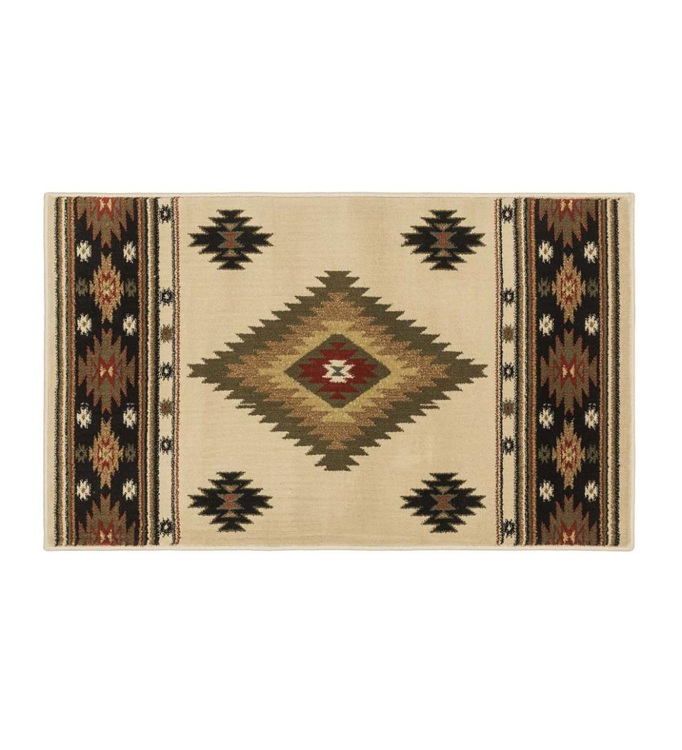 Plow & Hearth Home Accents Indoor Living Vista Desert Rug, 30" X 50" - Beige